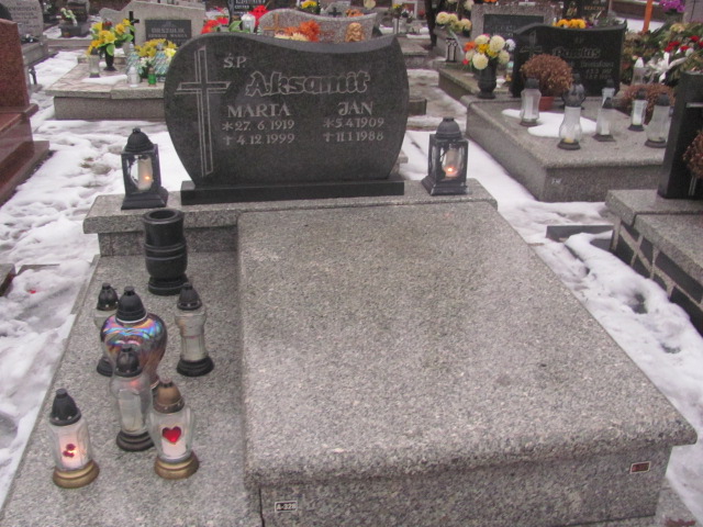 Grób Jan Aksamit