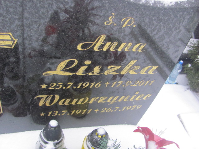 Anna Liszka 1916 Bieruń - Grobonet - Wyszukiwarka osób pochowanych