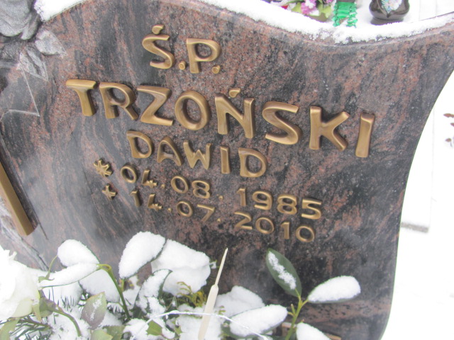 Dawid Trzoński 1985 Bieruń - Grobonet - Wyszukiwarka osób pochowanych