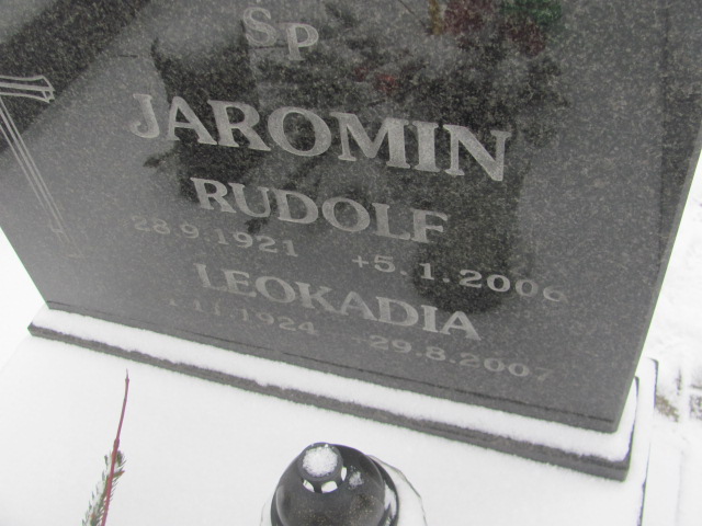 Rudolf Jaromin 1921 Bieruń - Grobonet - Wyszukiwarka osób pochowanych