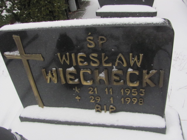 Wiesław Wiechecki 1953 Bieruń - Grobonet - Wyszukiwarka osób pochowanych