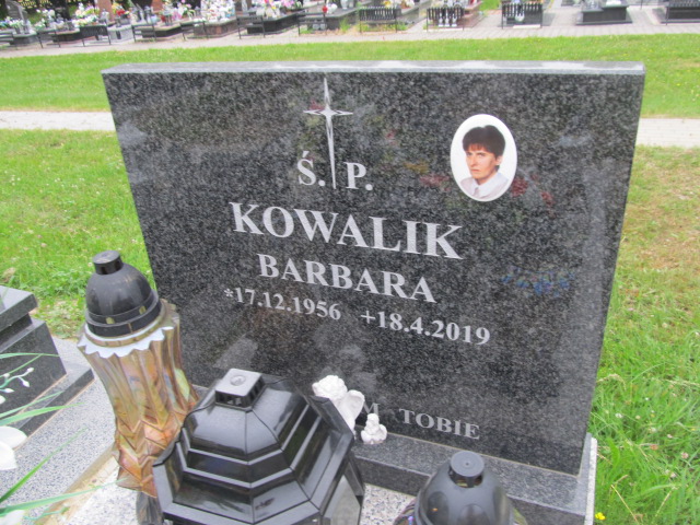 Barbara KOWALIK 1956 Bieruń - Grobonet - Wyszukiwarka osób pochowanych
