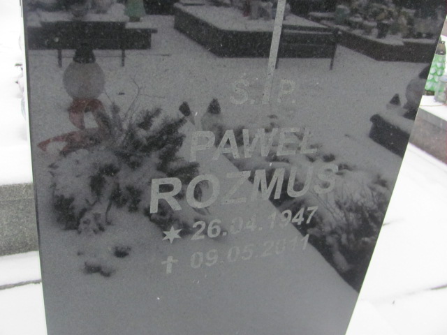 Paweł Rozmus 1947 Bieruń - Grobonet - Wyszukiwarka osób pochowanych