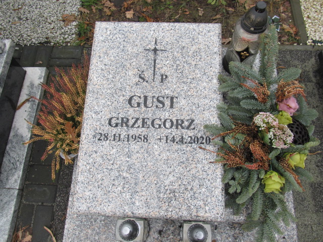 Grzegorz Gust 1958 Bieruń - Grobonet - Wyszukiwarka osób pochowanych